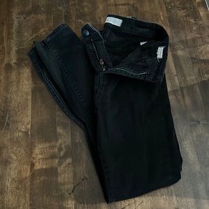 Madwell black curvy high rise skinny